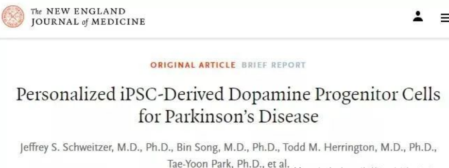 干细胞为帕金森患者带来新的希望